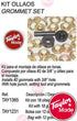 #2 BRASS GROMMET (12) | TAY1231 | HARDWARE | TAYLOR MADE