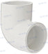 2.50" X 45 DEG ELBOW (WHITE)