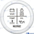 4 LED ALARM GAUGE 12V/24V WHITE | RECKY79303 | ALARM | RECMAR