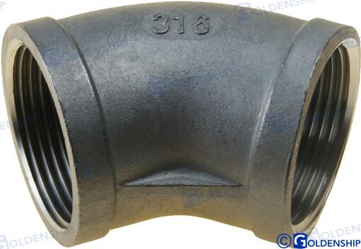 45º ELBOW BANDED AISI 316 1-1/4 | GS30564 | ELBOW | GOLDENSHIP