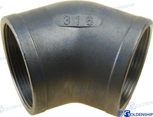 45º ELBOW BANDED AISI 316 2