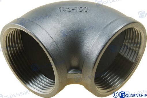 90º ELBOW BANDED AISI 316 1-1/2 | GS30545 | ELBOW | GOLDENSHIP