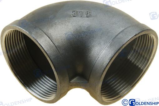 90º ELBOW BANDED AISI 316 2" | GS30546 | ELBOW | GOLDENSHIP