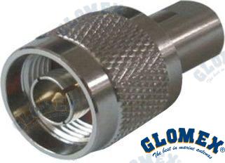 ADAPTER FME MALE TO "N" MALE | GLORA354 | TV ANTENNAS | GLOMEX