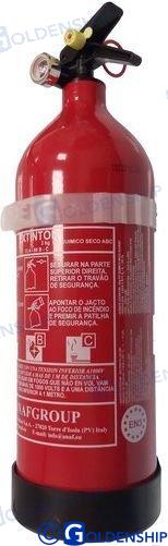 ALUM. FIRE EXTINGUISHER 2 KG. ABC | GS80058 | FIRE EXTINGISHER | GOLDENSHIP