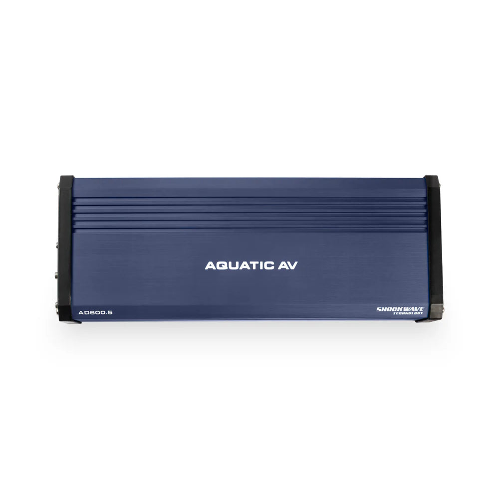 Aquatic 5 Channel 600W Amp Aq-Ad600.5 For Marine Audio Systems