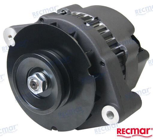 BOMBARDIER MERCRUISER/VOLVO PENTA ALTERNATOR 65A | REC3860171 | 3.0, 4.3, 5.0, 5.7, 5.8, 7.4, 8.2 | RECMAR