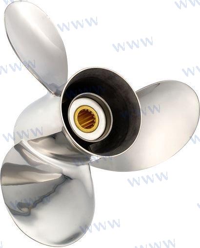 BOMBARDIER STAINLESS PROPELLER 13.9 x 17 | SOL3451-139-17 | STAINLESS | SOLAS