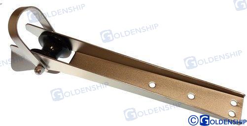 BOW ROLLER-MOUNT SS304 387 X 52 MM | GS70006 | ROLLERS | GOLDENSHIP