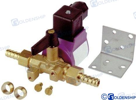 BRASS STOOL-IDLE SOLENOID 12V 8-10 MM. | GS31013 | BRASS | GOLDENSHIP