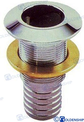 BRASS THRUHULL 1 1/2" | GS30075 | BRASS | GOLDENSHIP