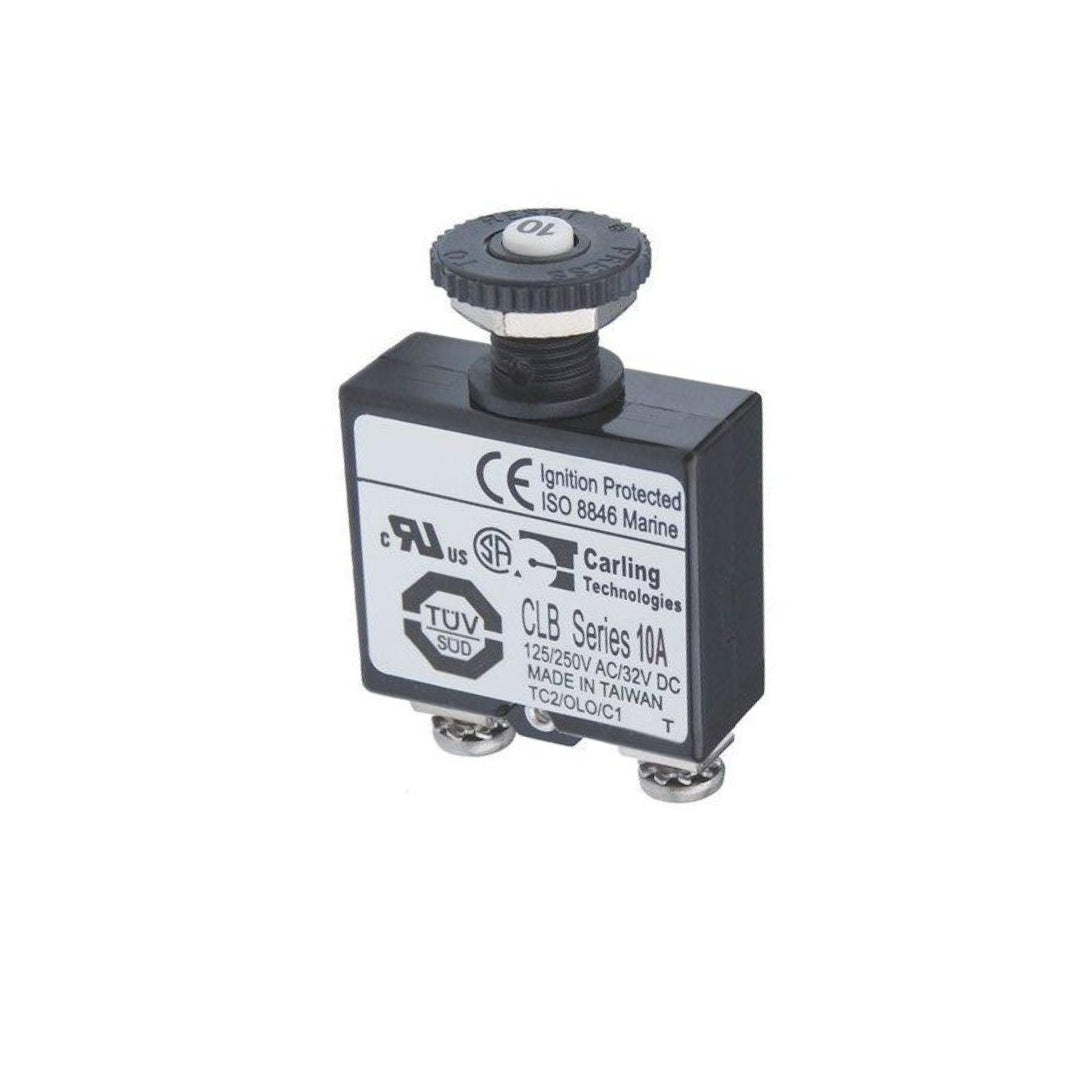 Circuit Breaker Push Button St 10A - Bs2132 By Blue Sea
