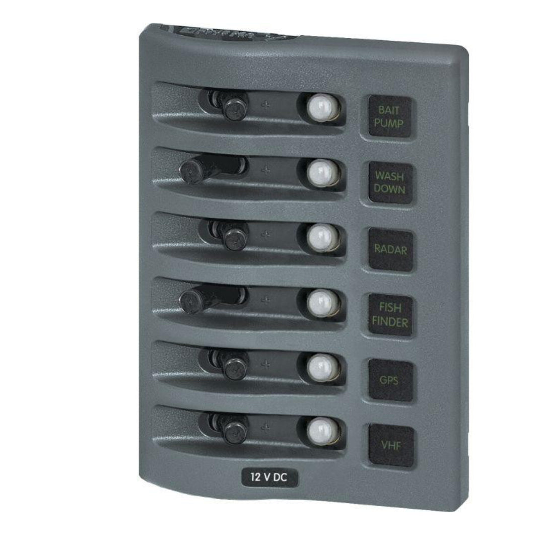 Panel Wd 12Vdc Clb 6 Pos Gray - Bs4376