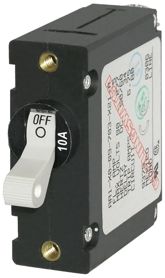 Circuit Breaker Aa1 10A White - Bs7206