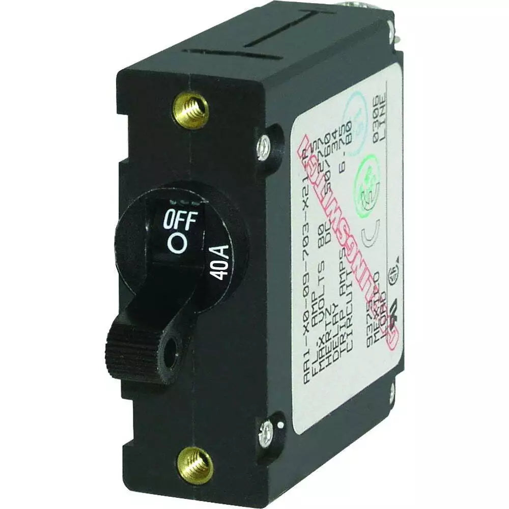 Magnetic Circuit Breaker 40A Black - Bs7224