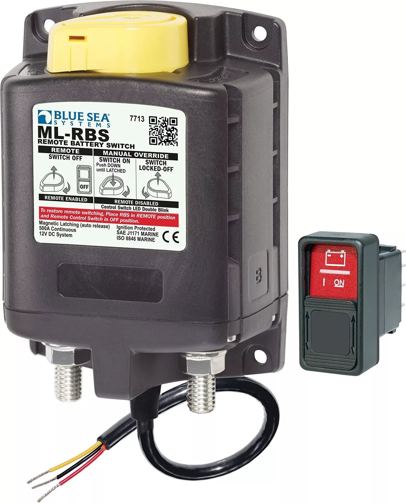 Ml-Rbs Remote Battery Switch 12V - Bs7712 By Blue Sea