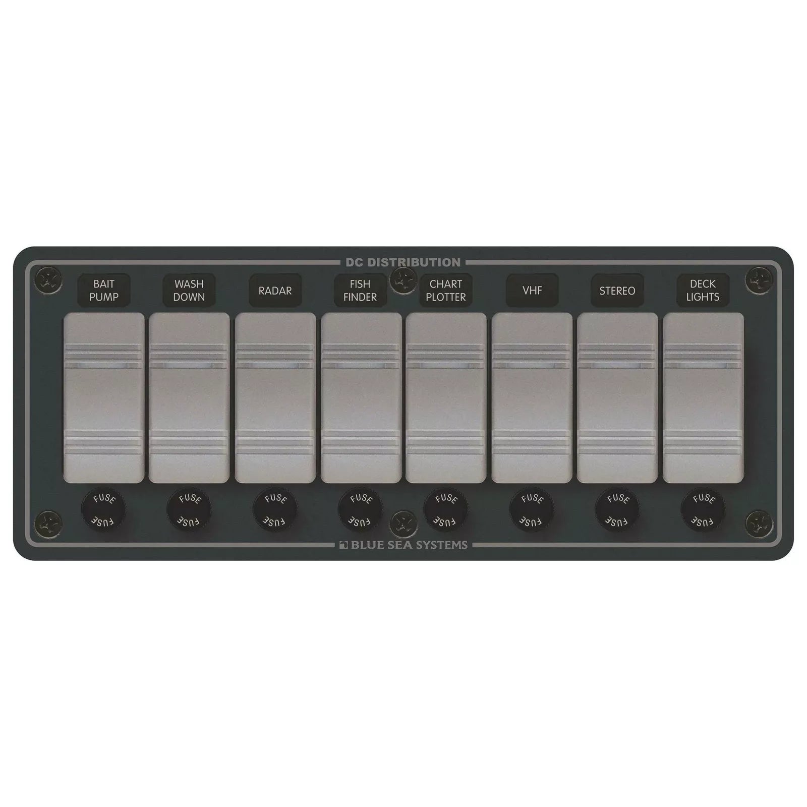Waterproof 12Vdc 8-Position Panel - Bs8261