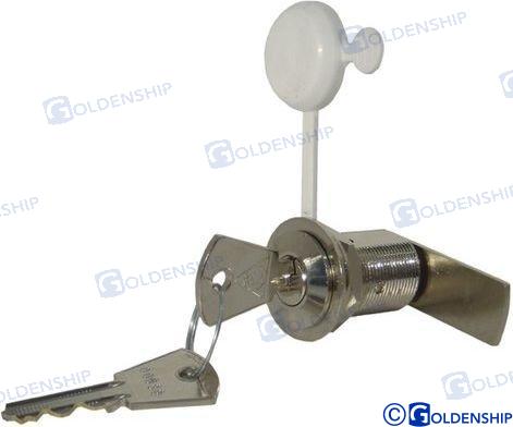 CAM LOCK WITH KEY 16MM. | GS72381 | CAMS | GOLDENSHIP