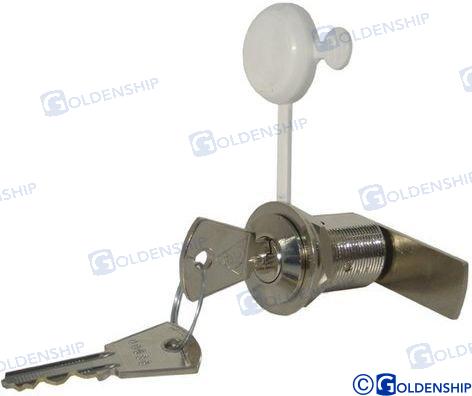 CAM LOCK WITH KEY 30 MM. | GS72382 | CAMS | GOLDENSHIP