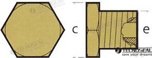 CATERPILLAR TAP ANODE 3126 | TEN02029TP | TECNOSEAL