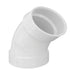 3.50" X 45° White Elbow - Cen1200111W