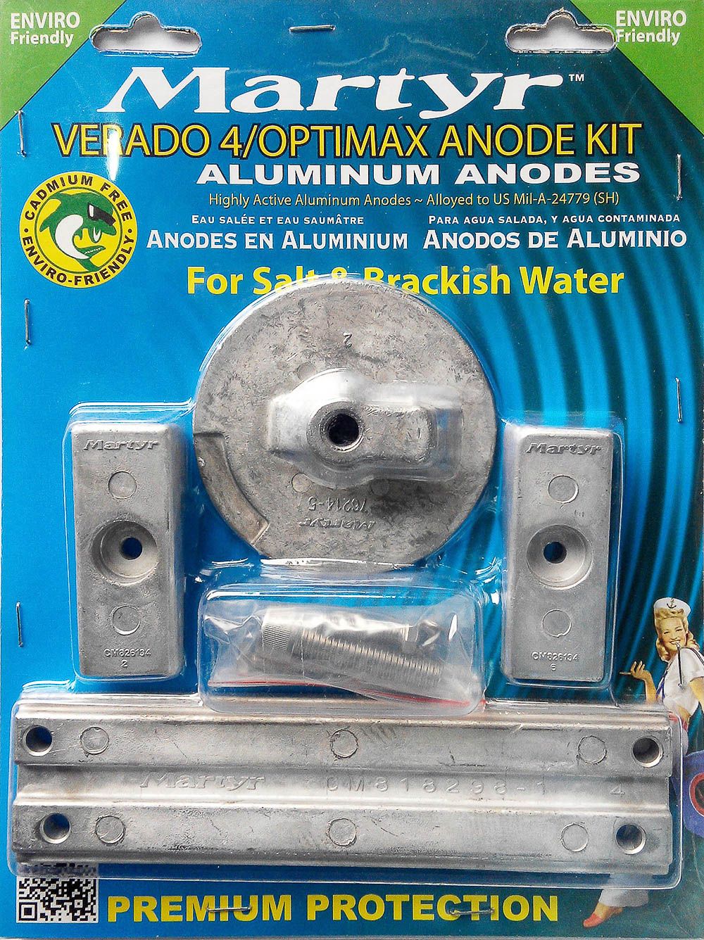 Kit Anodes Verado 4 Cylinders - Cmverado4Kita