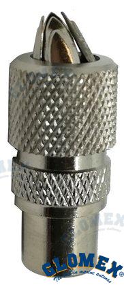 CONECTOR MACHO PARA CABLE TV-IEC 9,5MM | GLOV9137 | VHF | GLOMEX
