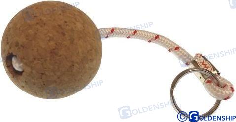 CORK FLOAT KEY CHAIN 53MM | GS41489 | CHANDLERY | GOLDENSHIP