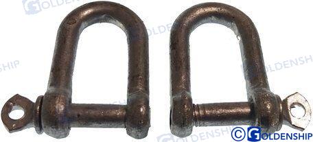 DEE SHACKLE HOT D. GALV. 8MM (PACK 2) | GS71251 | HARDWARE | GOLDENSHIP