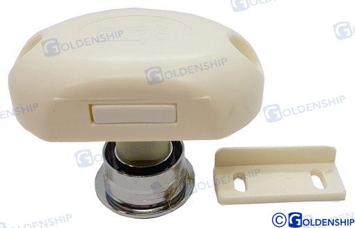 DOOR LATCH (CHROMED BUTTON) | GS72440 | HARDWARE | GOLDENSHIP