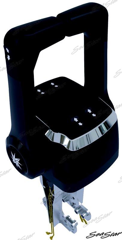 DUAL TOP MOUNT CONSOL BLACK T&T | TXCHX8742P | CABLES | SEASTAR SOLUTIONS