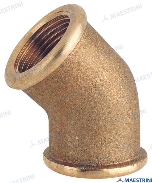 ELBOW 45° F.F. 1'' BRASS CR | GS30813 | HULL | GOLDENSHIP