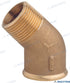 ELBOW 45° M.F. 1'' BRASS CR | GS30819 | HULL | GOLDENSHIP