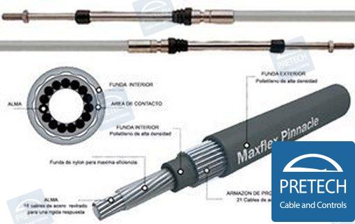 ENGINE CONTROL CABLE 3300S SS 10" | PRE6300S10 | CABLES | PRETECH