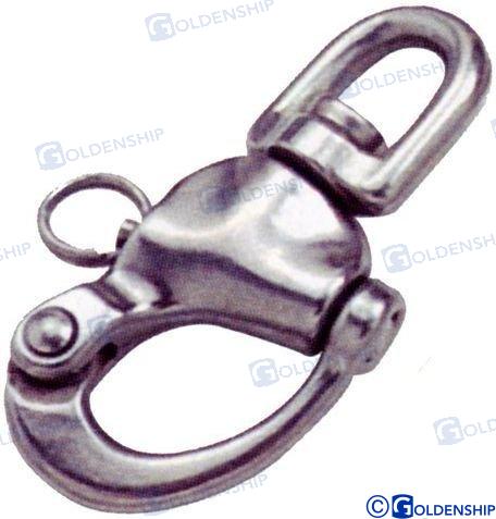 EYE SWIVEL SNAP SHACKLE 128 MM (10) | GS71212B | HARDWARE | GOLDENSHIP