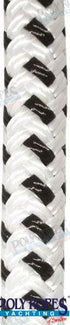 FLEXLINE 10 MM BLACK/WHITE (220 M) | POL2219483710 | ROPES | POLY ROPES