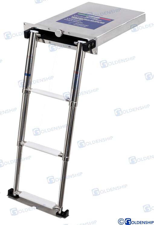 FOLDAWAY LADDER 3 STEPS 390*88*854MM | GS73042 | HARDWARE | GOLDENSHIP