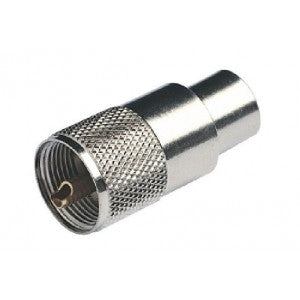 Chrome Pl259 Male Connector For Rg213 | Glora131 | Vhf Applications