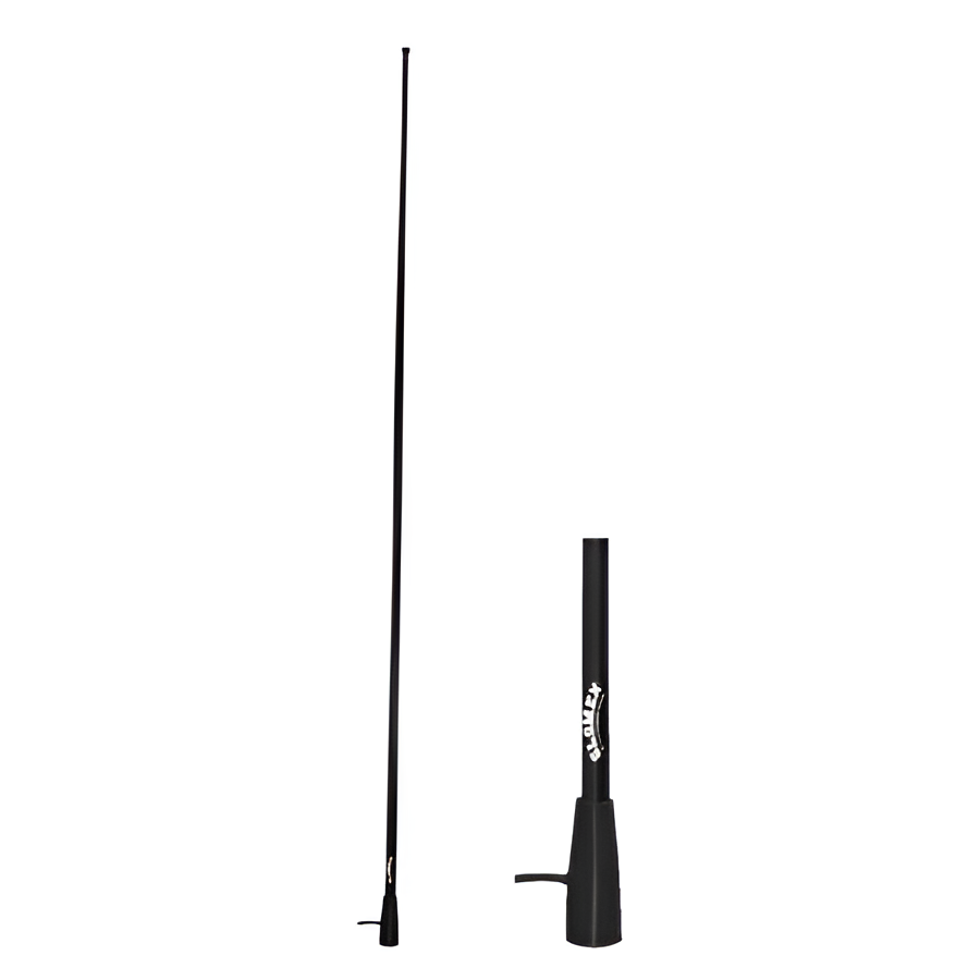 Vhf Antenna Ibiza Black 140Mm With Rotula | Glosgv140Bk