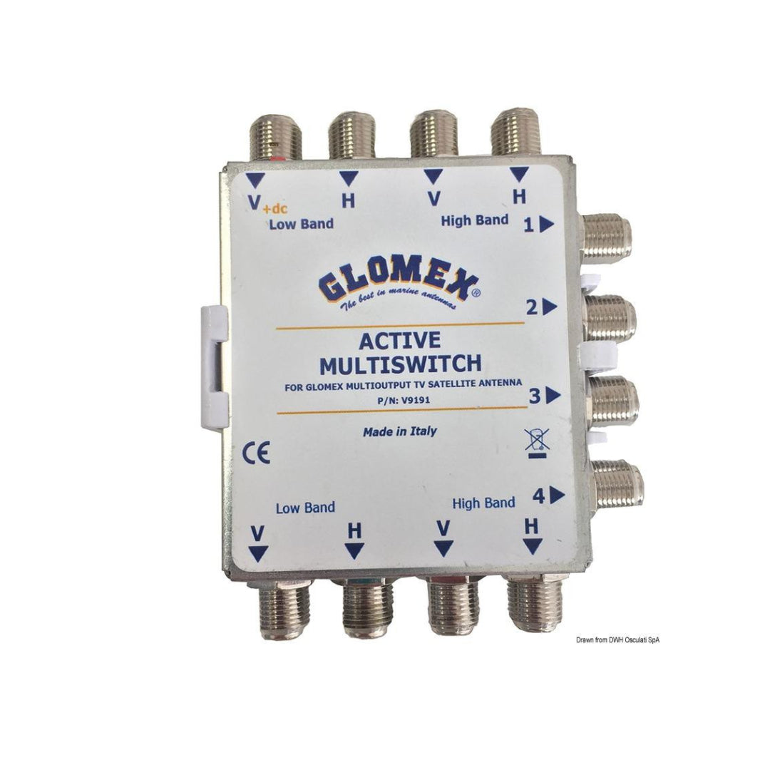 Active Multiswitch 4X4 For Multi Output - Glov9191 By Glomex
