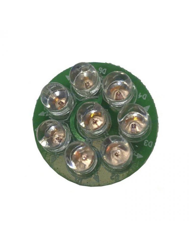 Led G4 Back Pin Red Bulb 12V - Gs10262