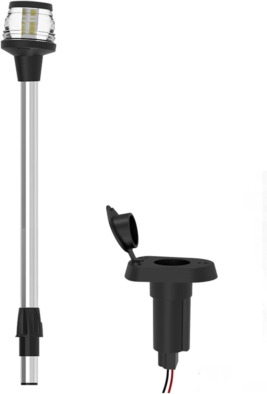 24" Led Telescoping All Round Light - Gs10331, 2Nm Visibility