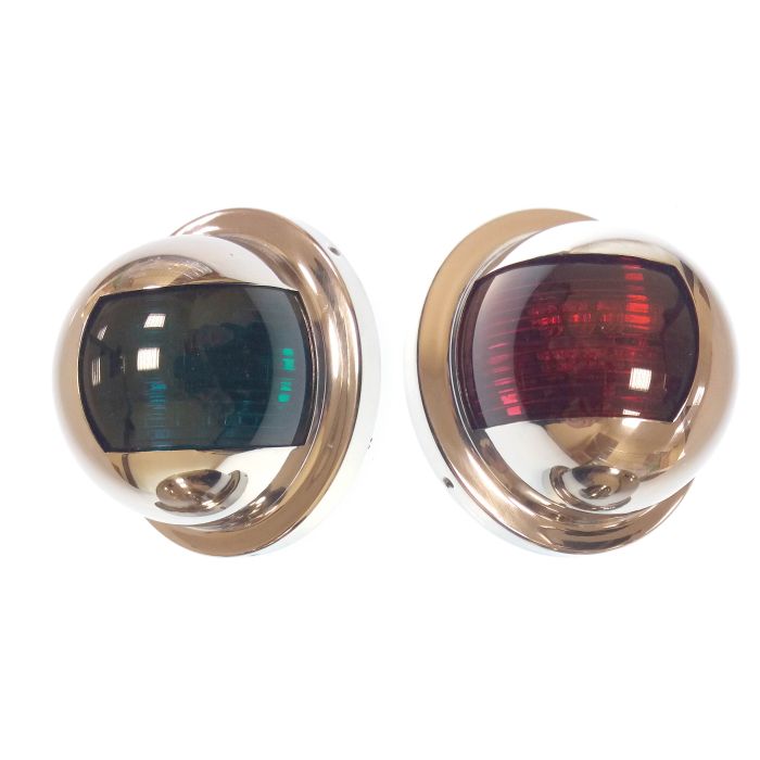 Pair Vertical Navigation Lights 304 Ss L - Gs10362