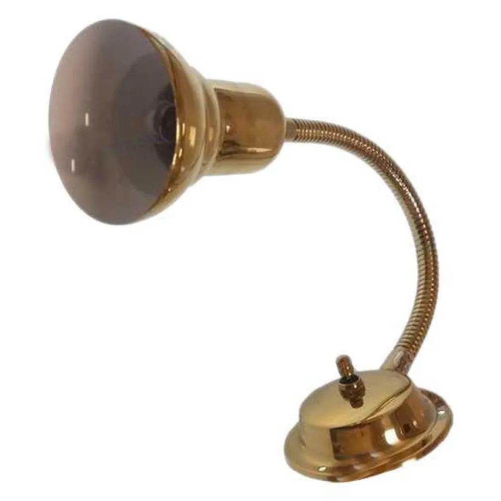 Bulkhead Light Brass With Flex - Gs10425