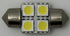 Bulb Festoon 4 Led 1.2W 10/30V - Gs10517