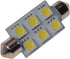 Bulb Festoon 6Led 1.3W 10/30V (2) - Gs10527