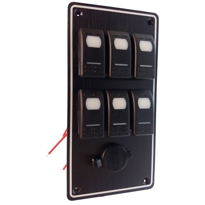6 Gang Switch Panel Gs11183 - Multi-Device Control By Goldenship
