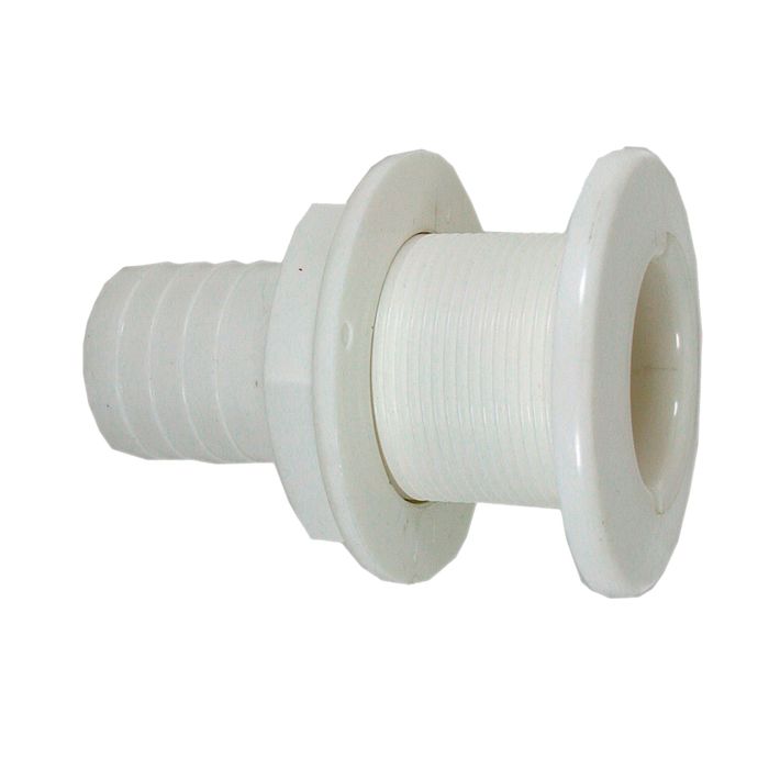 Seacock Plastic W/Hose Adaptor 1" 1/2" | Gs30084 | Goldenship