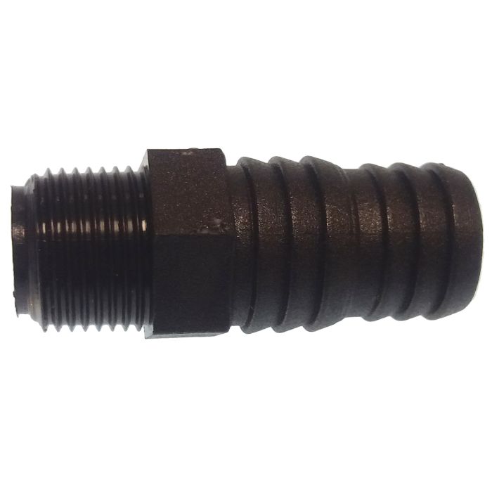 Polypropylene Male Hose Connector 3/8-15 | Gs30252 | Secure Fit