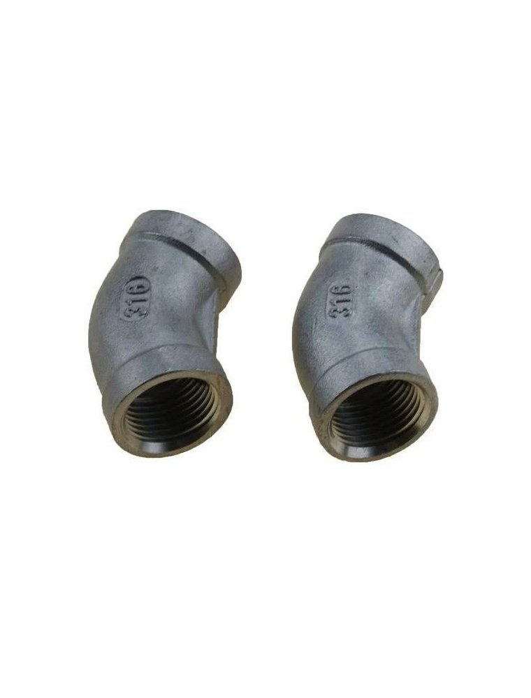 Street Elbow Banded Aisi316 3/8" (2) | Gs30550 | Goldenship